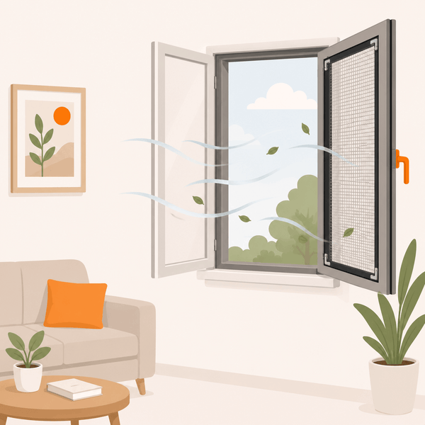 Frisse lucht in huis zonder ongedierte met de juiste horren