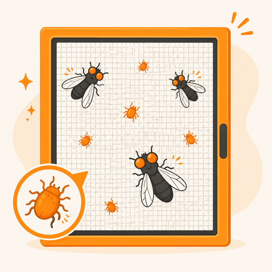 Welke insecten komen écht door standaard horrengaas heen?