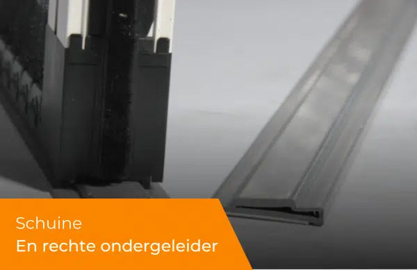 Ondergeleider plisse hordeur
