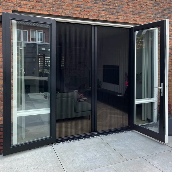 Dubbele plissé hordeur