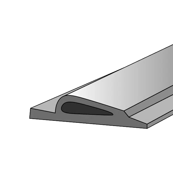 Ondergeleider plisse hordeur